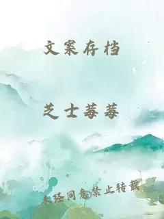 文案存檔